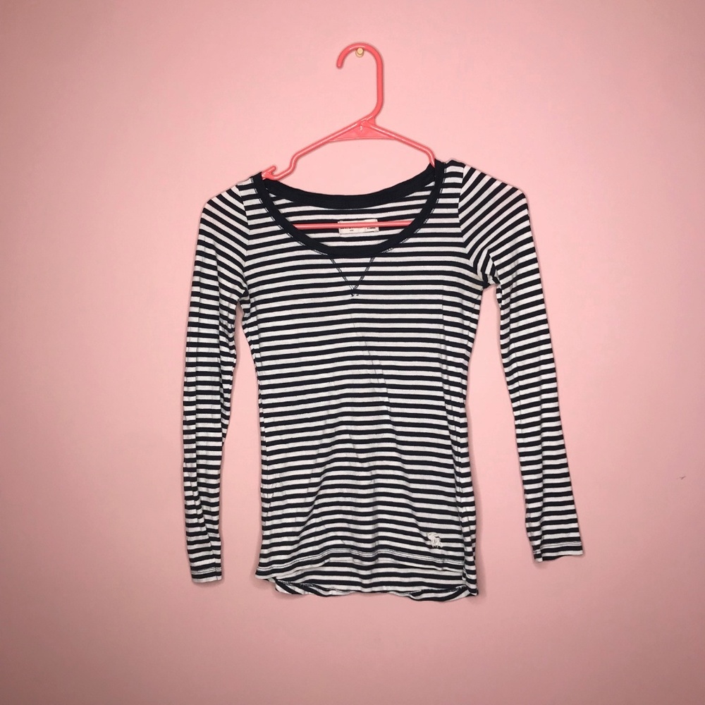 KIDS ABERCROMBIE AND FITCH STRIPED SHIRT